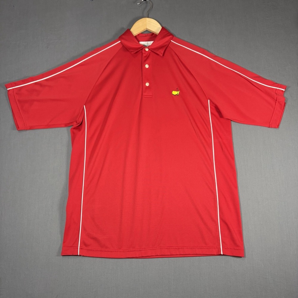 Masters Performance Polo Shirt Mens Medium Polyester